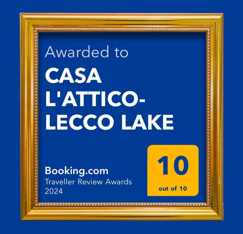 Casa Vacanze Attico Sul Lago Di Lecco, A Due Passi Dal Centro Con Posto Auto Exterior photo