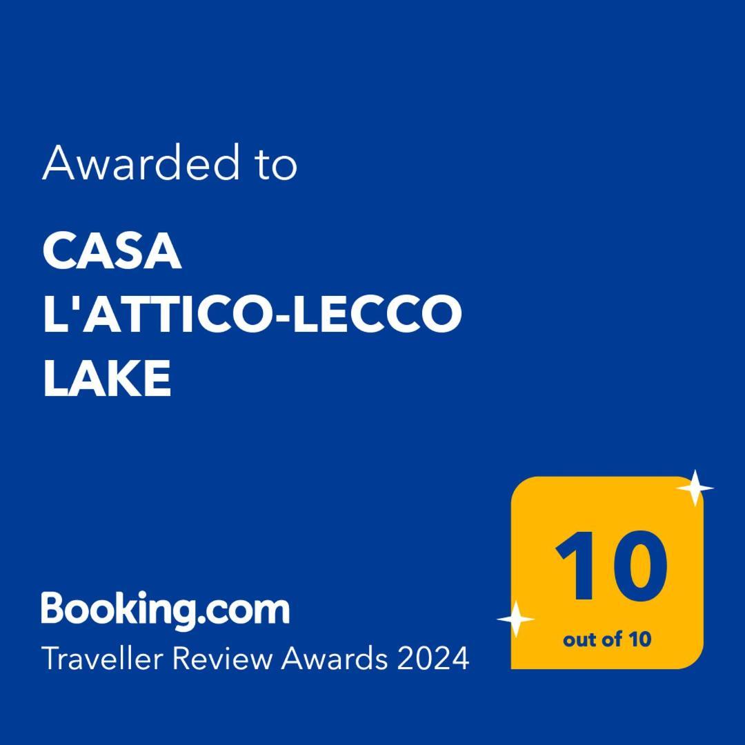 Casa Vacanze Attico Sul Lago Di Lecco, A Due Passi Dal Centro Con Posto Auto Exterior photo